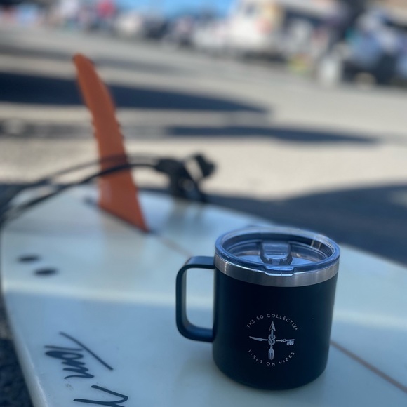 NEW Double Walled 14 Oz Stainless Steel Thermal Mug tumbler Black San Diego CA - Picture 5 of 12